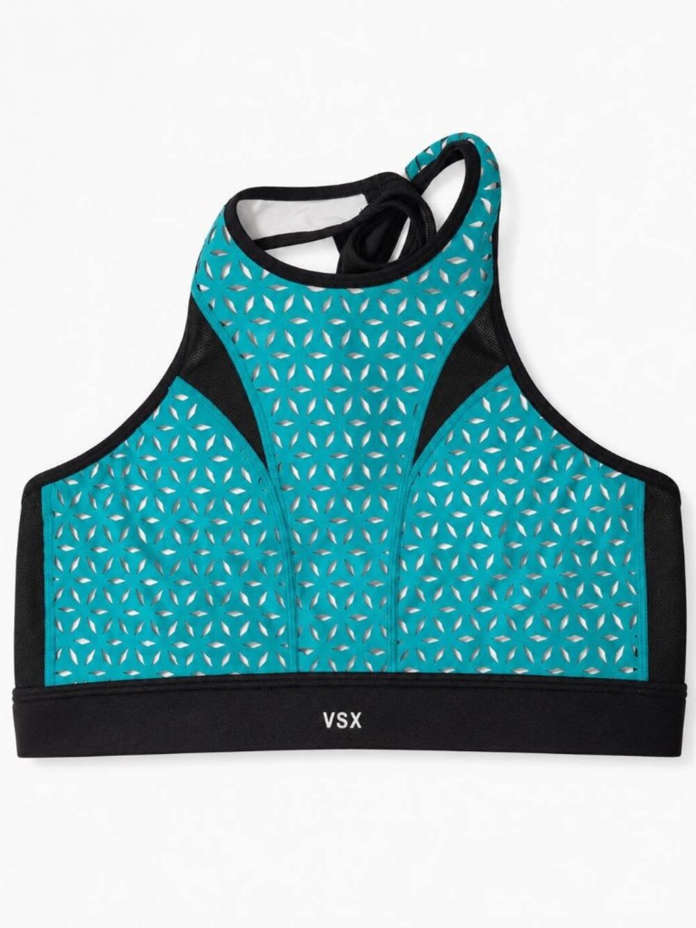 VSX Victoria's Secret Sports Bra Large High Neck Strappy